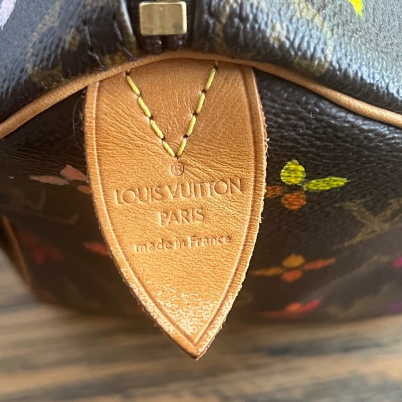 Louis Vuitton speedy 25 Vintage hand painted. - Picture 6 of 13